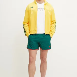adidas bluza Tiro męska kolor żółty z aplikacją JC8017