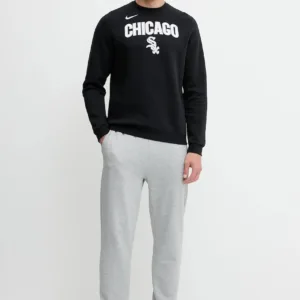 Nike bluza Chicago White Sox męska kolor czarny z aplikacją NKPU-912Z-RX-LYA
