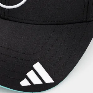 adidas czapka z daszkiem x Mercedes kolor czarny z aplikacją JW6267