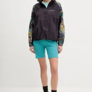 adidas TERREX wiatrówka x National Geographic kolor fioletowy JD5837