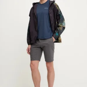 adidas TERREX kurtka outdoorowa x National Geographic kolor fioletowy przejściowa oversize JD5839