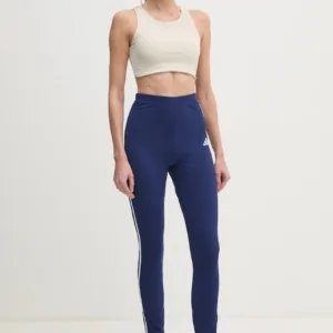 adidas legginsy W CB Color Pop damskie kolor granatowy wzorzyste JD5568