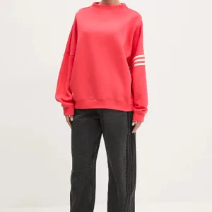 adidas Originals jeansy DENIM BN PANT damskie high waist JX9213