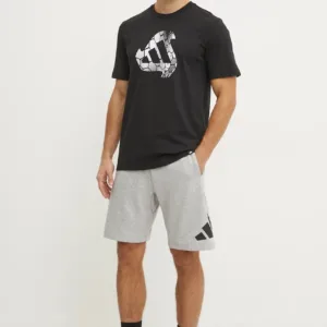 adidas szorty Essentials męskie kolor szary melanżowe JE8957