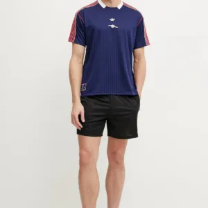 adidas Originals szorty Manchester United ICON męskie kolor czarny JF0356