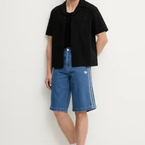 adidas Originals szorty jeansowe Firebird męskie kolor niebieski JC6235