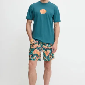 adidas Originals szorty Floral Short męskie kolor pomarańczowy KB8370