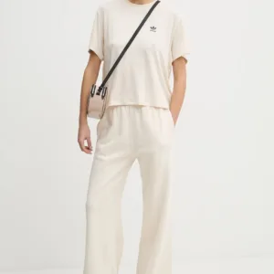 adidas Originals t-shirt SNAKE TRF TEE damski kolor beżowy JC5747