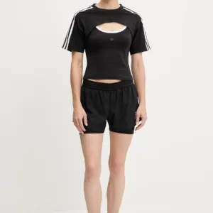 adidas Originals t-shirt Cut-Out Tee damski kolor czarny JD0042