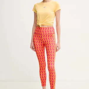 New Balance t-shirt do biegania Jacquard kolor żółty WT51223CEE