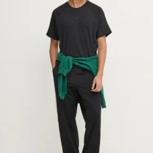 adidas Originals t-shirt bawełniany Essential męski kolor czarny gładki JC9570