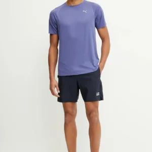 Puma t-shirt męski kolor fioletowy gładki 526629