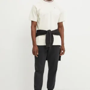 Puma t-shirt bawełniany Palais Artisan męski kolor beżowy gładki 629394