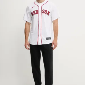 Nike t-shirt Boston Red Sox męski kolor biały LM25-BQHO-BQ-1U2