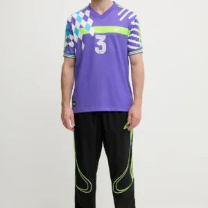 adidas Originals t-shirt Nuwave90Sjersey męski kolor fioletowy wzorzysty KD4867