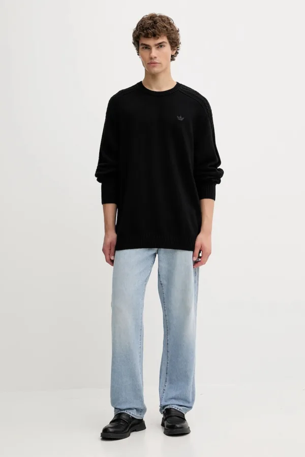 adidas Originals sweter bawełniany P Ess Knit Crew