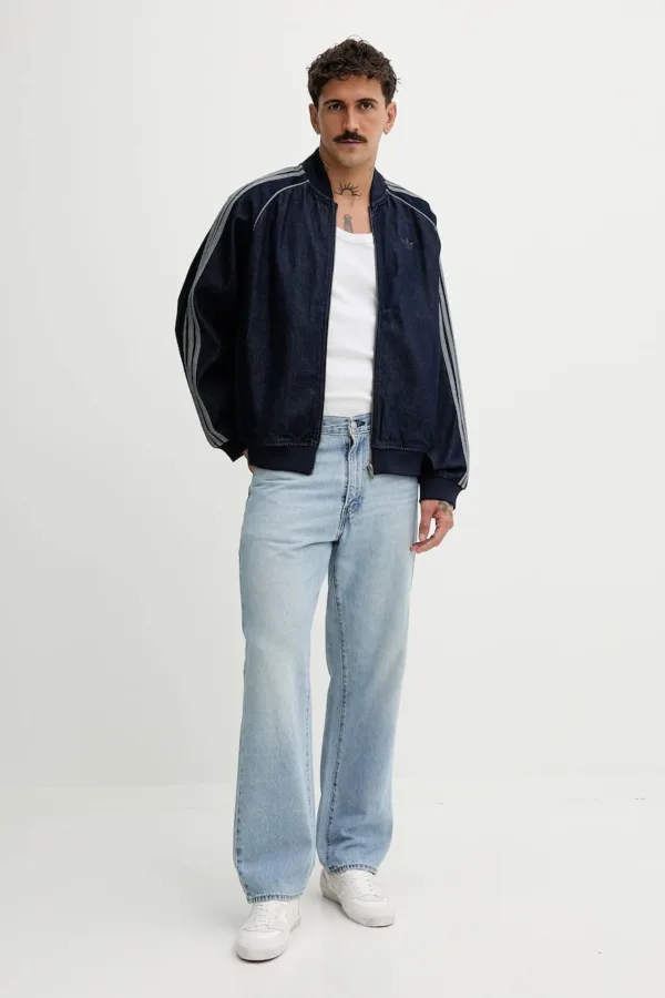adidas Originals bluza jeansowa Adicolor loose SST