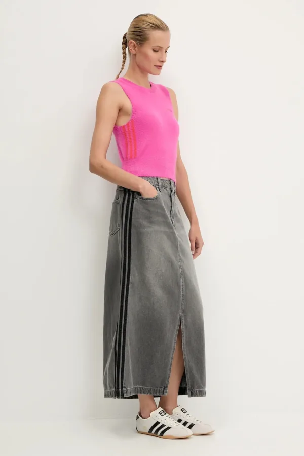 adidas Originals spódnica jeansowa Denim Long Skirt