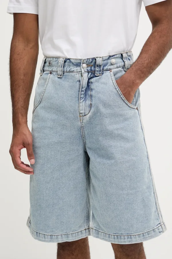 adidas Originals ogrodniczki jeansowe Pride x Jeremy Scott