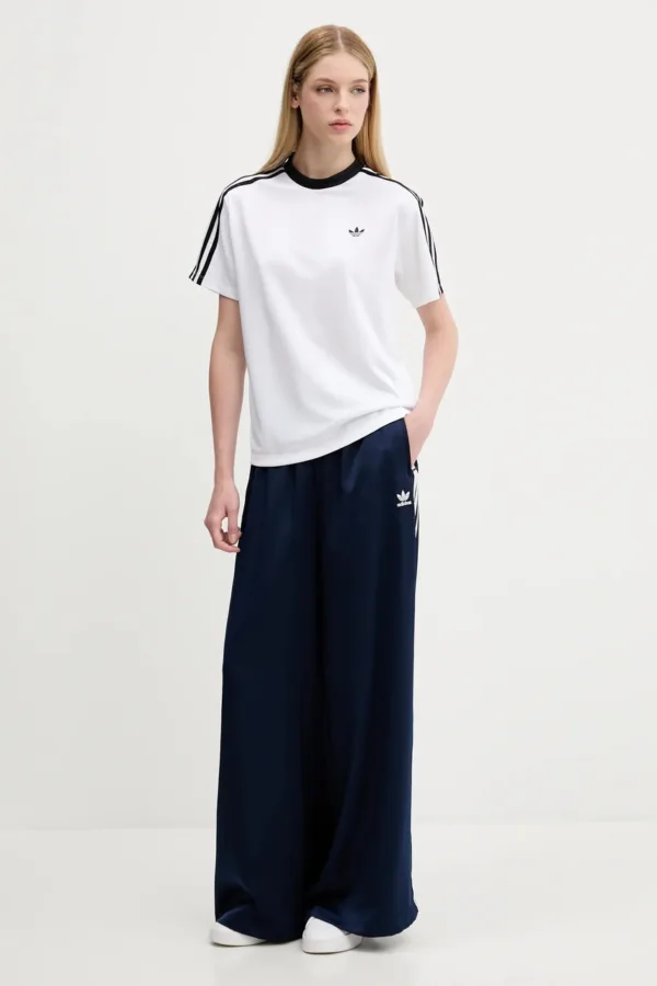 adidas Originals spodnie dresowe Adicolor Satin Wide Leg
