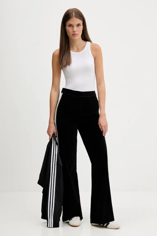 adidas Originals spodnie dresowe welurowe Velvet