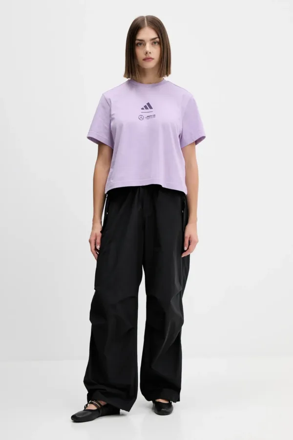 adidas t-shirt bawełniany x Mercedes