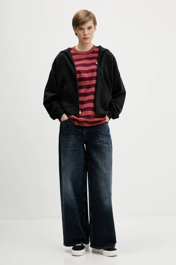 adidas Originals t-shirt bawełniany STRIPED SS TEE