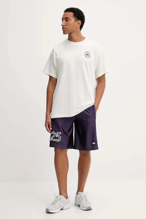 adidas Originals t-shirt bawełniany Camel Treffy