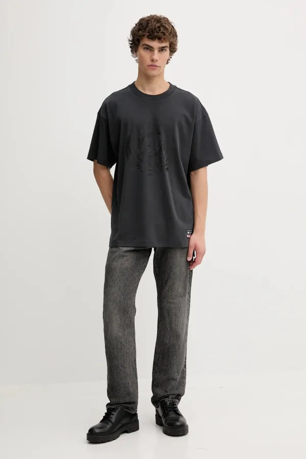 adidas Originals t-shirt bawełniany All Black