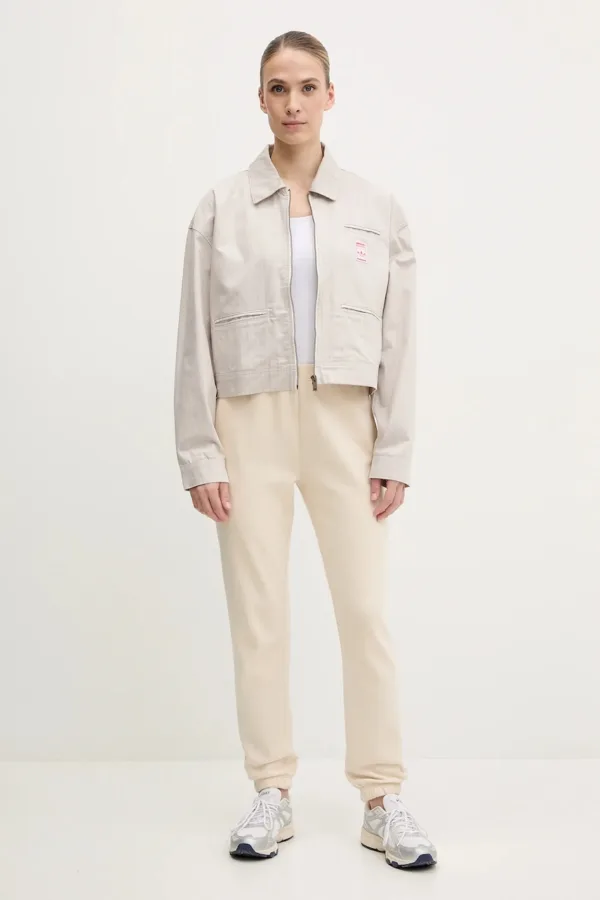 adidas Originals kurtka bawełniana AOP CROP JACKET