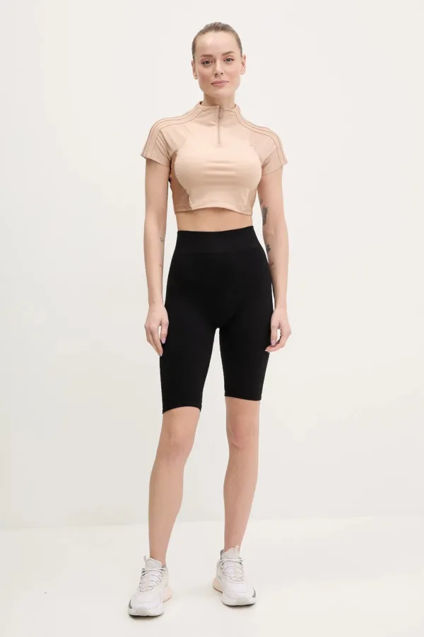 adidas Originals t-shirt Zip Up Crop Top