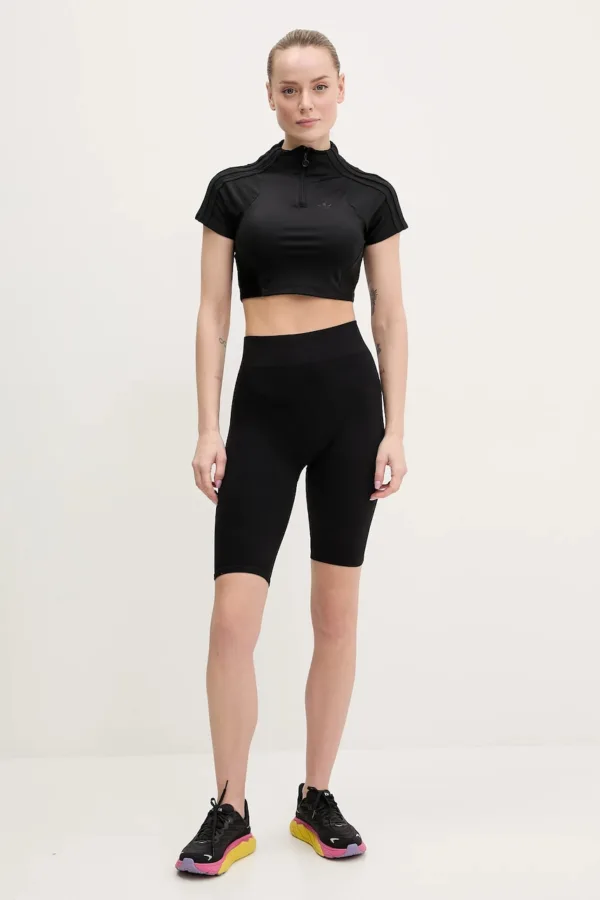 adidas Originals t-shirt Zip Up Crop Top