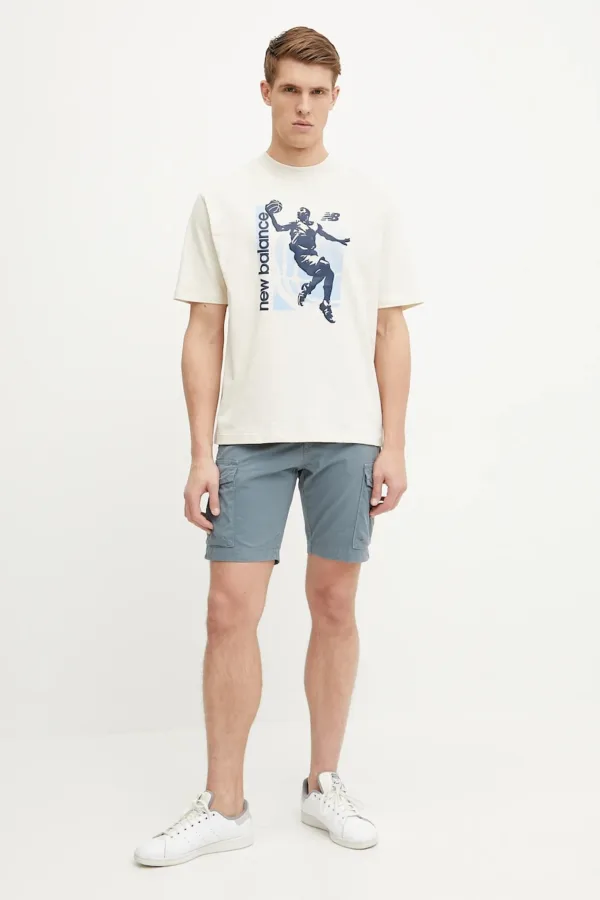 New Balance t-shirt bawełniany