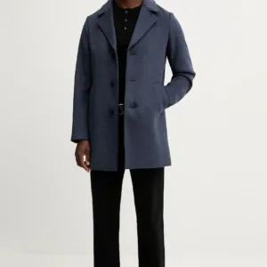 Guess płaszcz z dodatkiem wełny