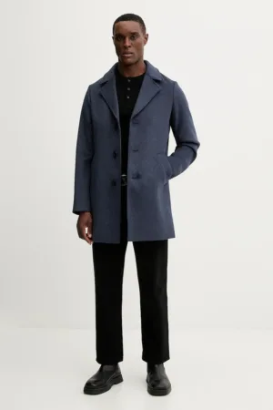 Guess płaszcz z dodatkiem wełny