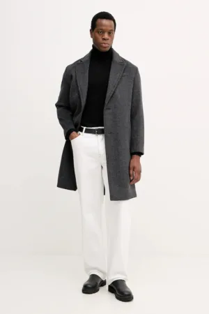 Guess płaszcz z dodatkiem wełny AUSTIN